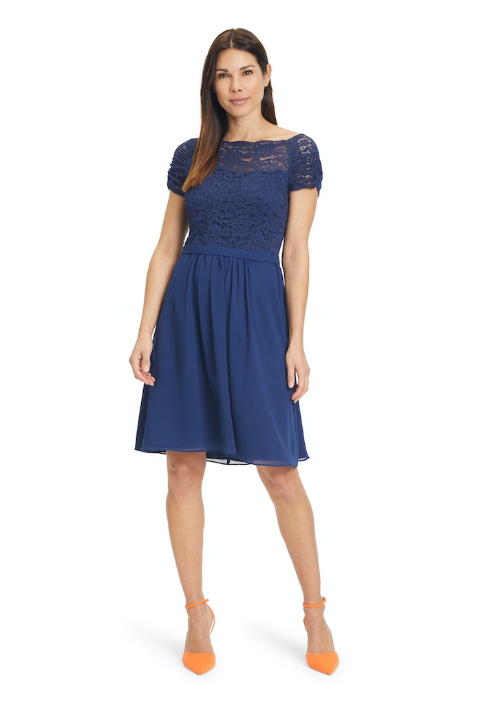 Vera Mont Damen Kleider Festival Blue