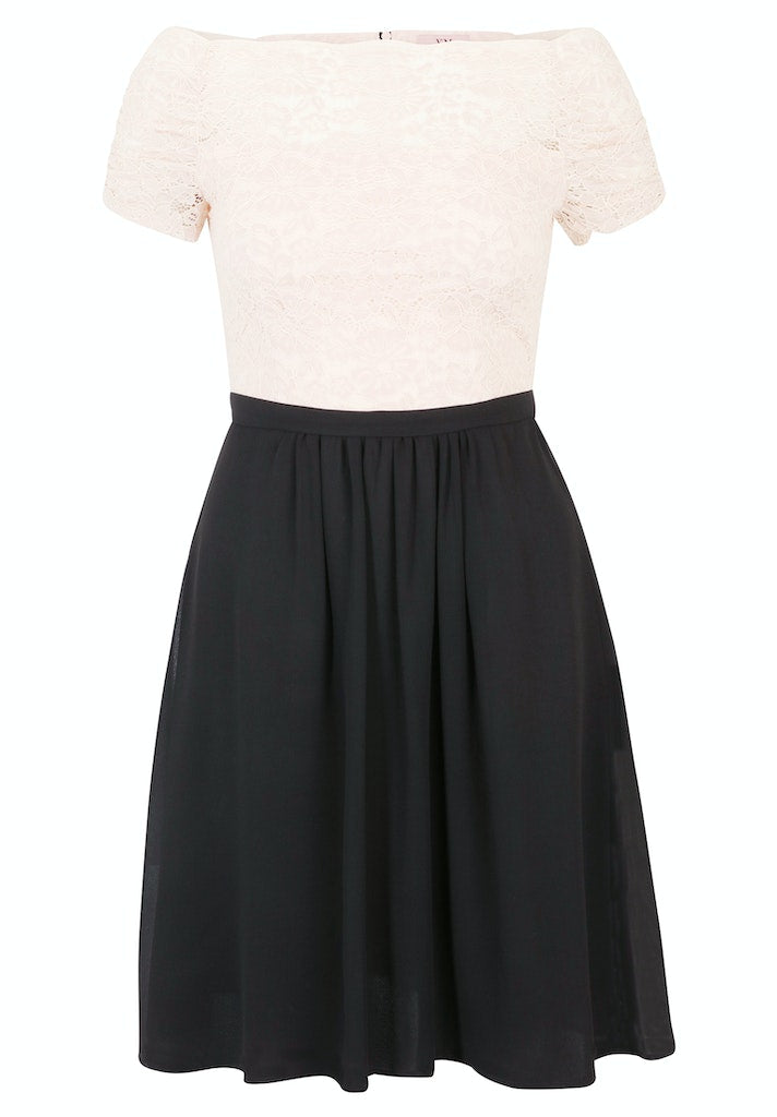 Vera Mont Damen Kleider Black/Rosé