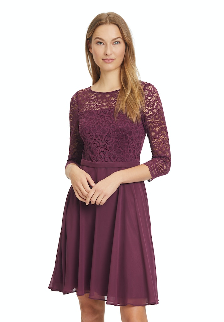 Vera Mont Damen Kleider Shiny Bordeaux