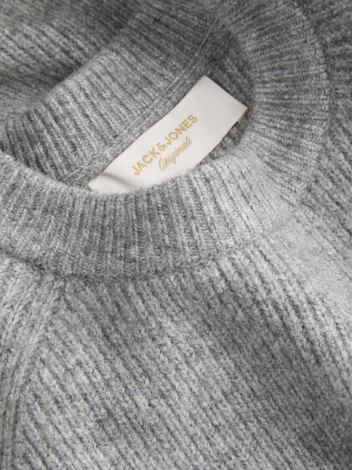 Jack & Jones Herren Pullover Light Grey Mela