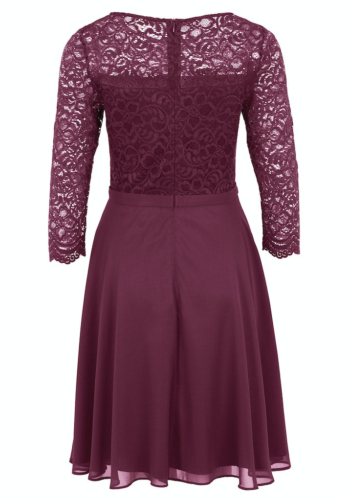 Vera Mont Damen Kleider Shiny Bordeaux