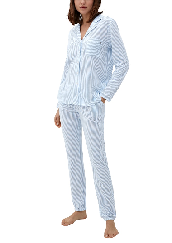 Lascana Schlafanzug Blue Stripes