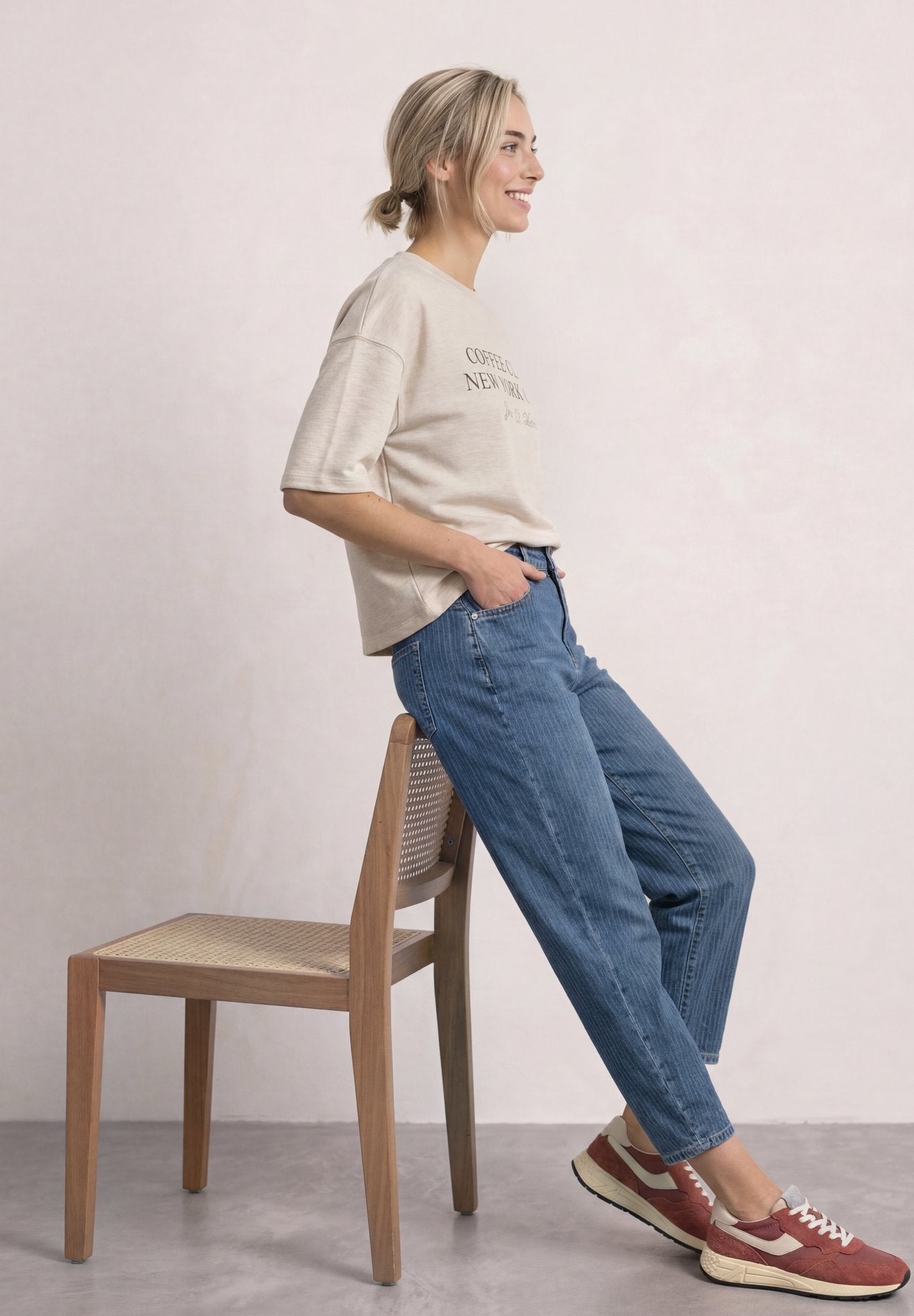 Street One Damen Pullover  Clay Sand