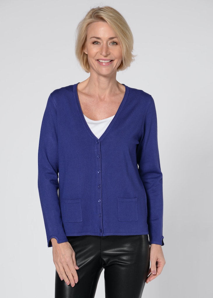 Clarina Damen Strickjacken  Lila