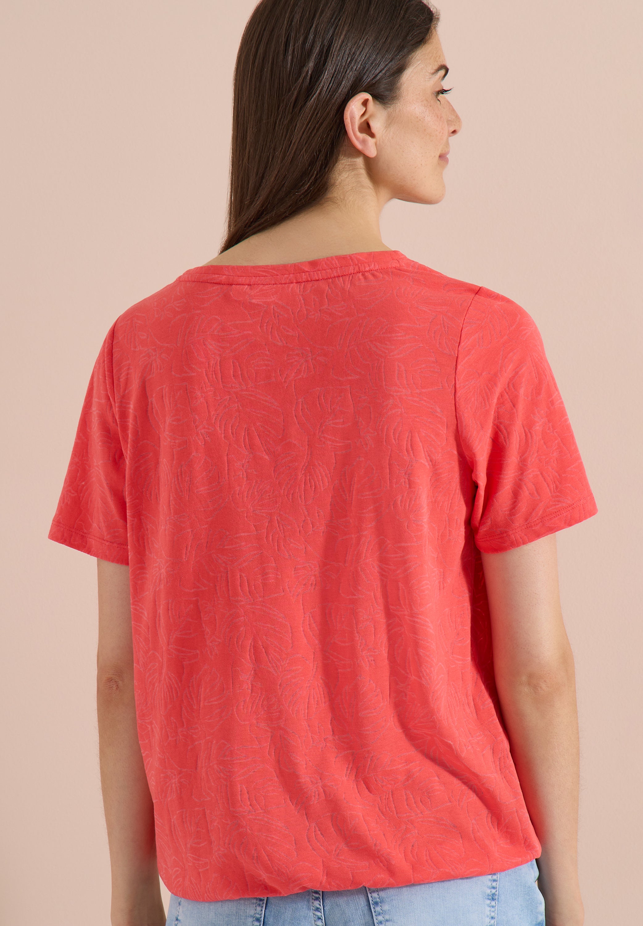 Cecil Damen T-Shirts  Coral