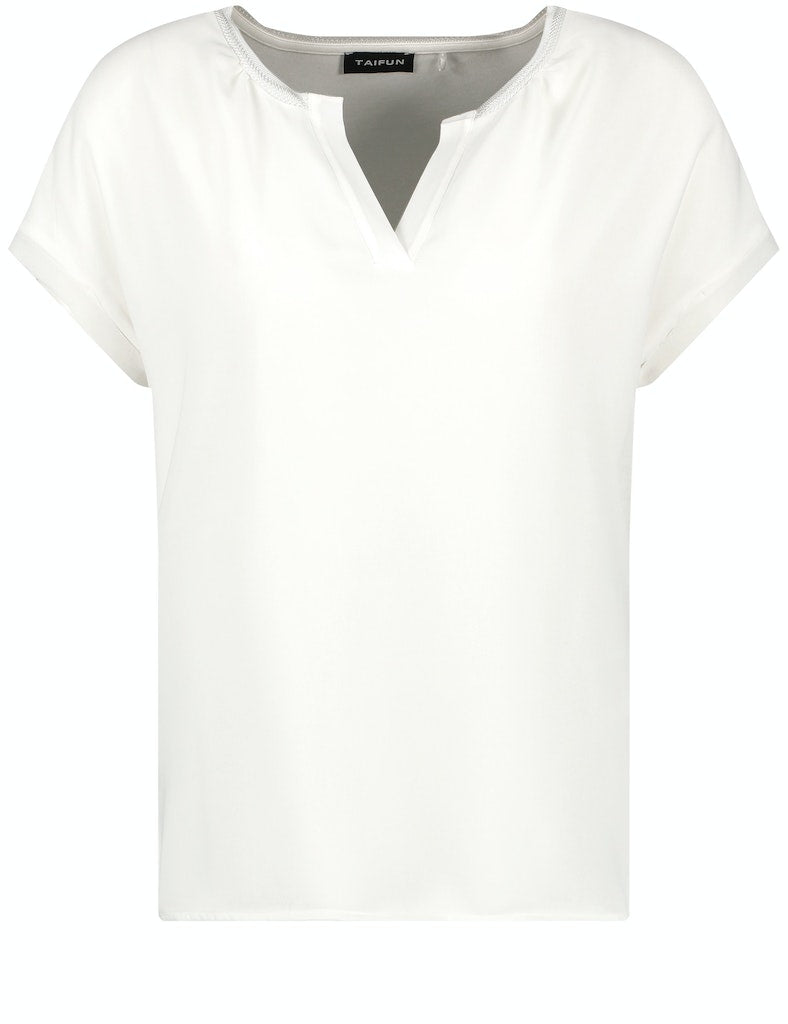 Taifun Damen T-Shirts Offwhite