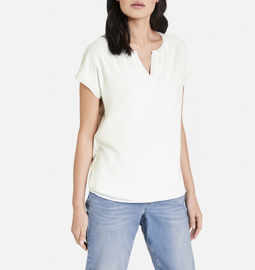Taifun Damen T-Shirts Offwhite