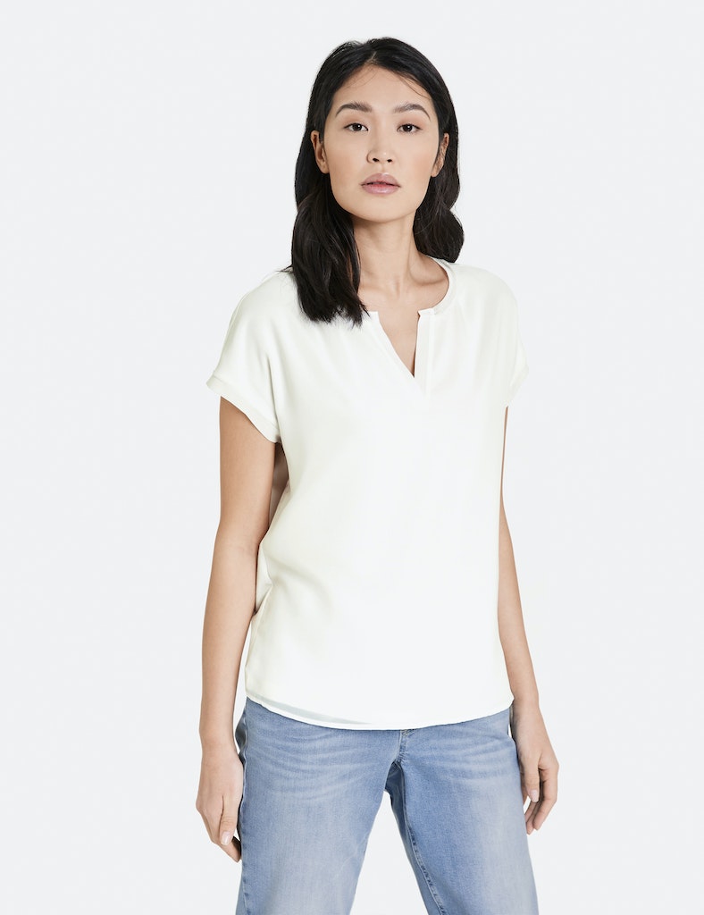 Taifun Damen T-Shirts Offwhite