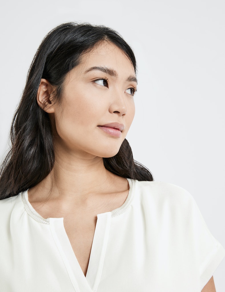 Taifun Damen T-Shirts Offwhite