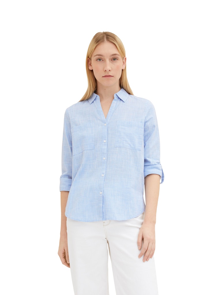 Tom Tailor Damen Blusen Dreamy Blue