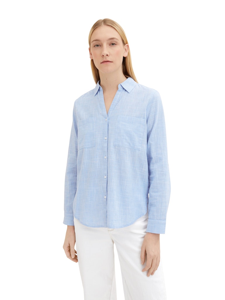 Tom Tailor Damen Blusen Dreamy Blue