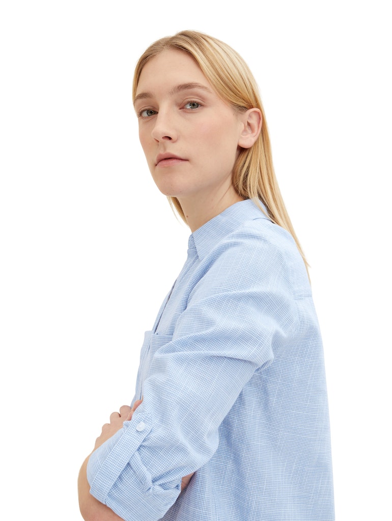 Tom Tailor Damen Blusen Dreamy Blue