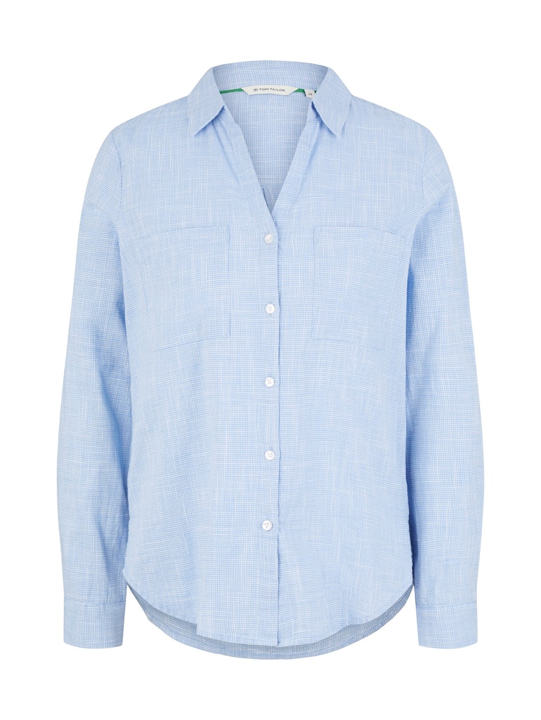 Tom Tailor Damen Blusen Dreamy Blue