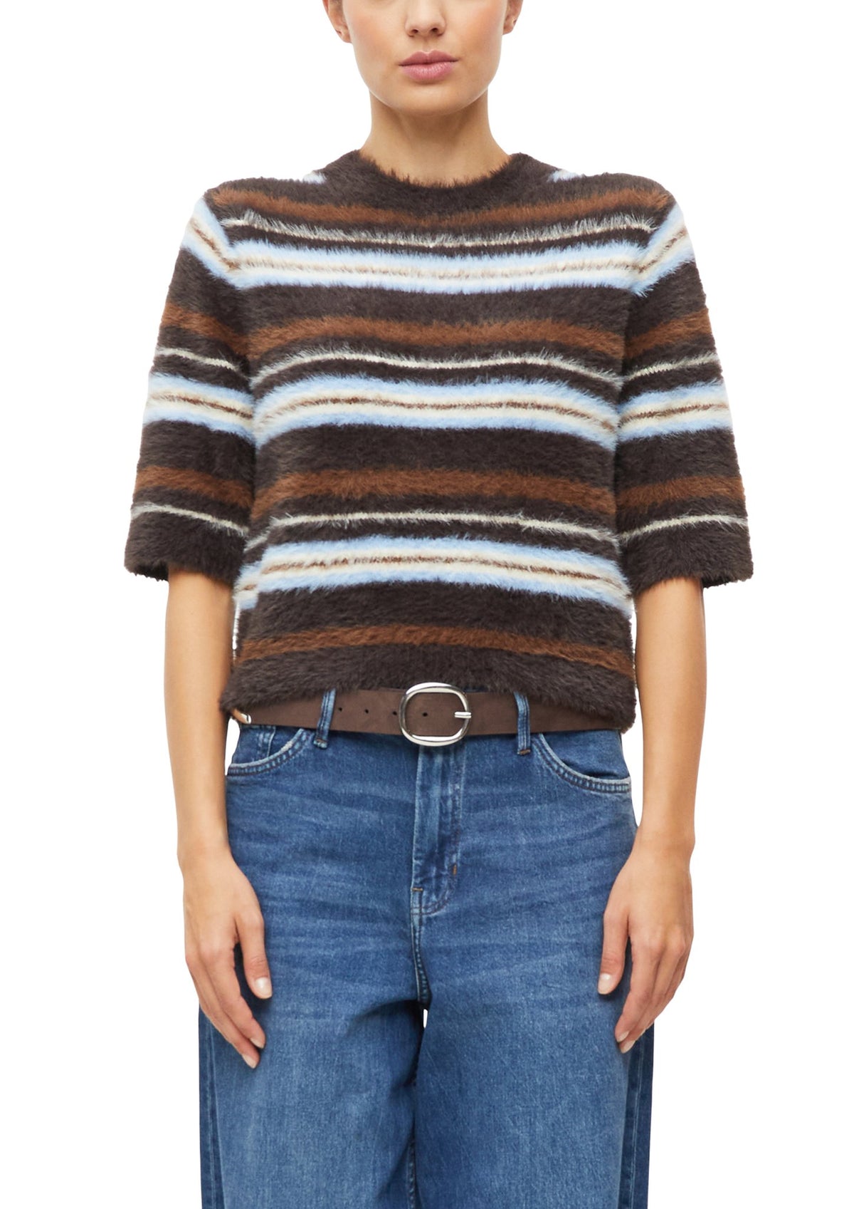 S. Oliver red Damen Pullover X Brown