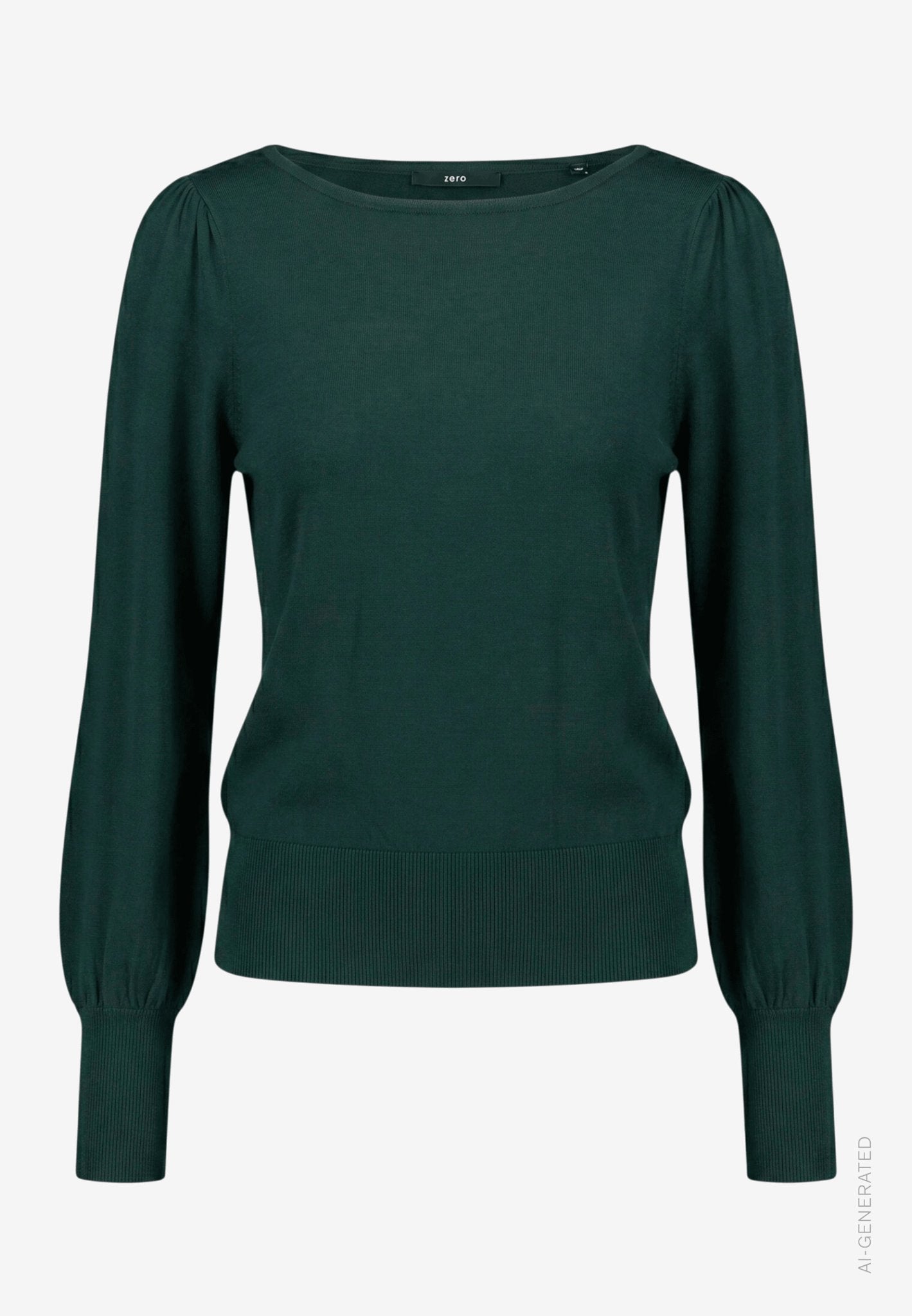 Zero Damen Pullover Green Forest