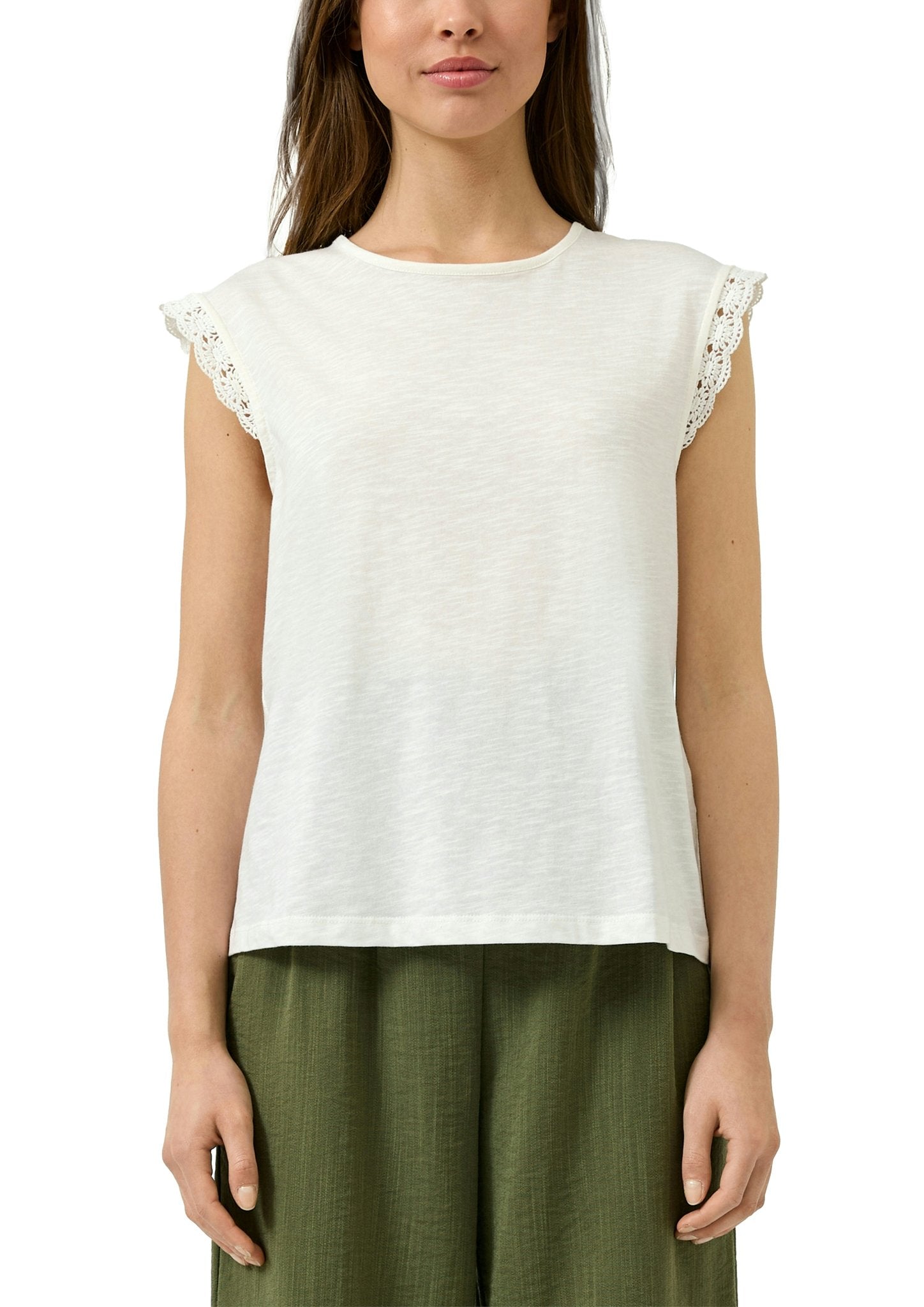 QS by S.Oliver Damen Tops White