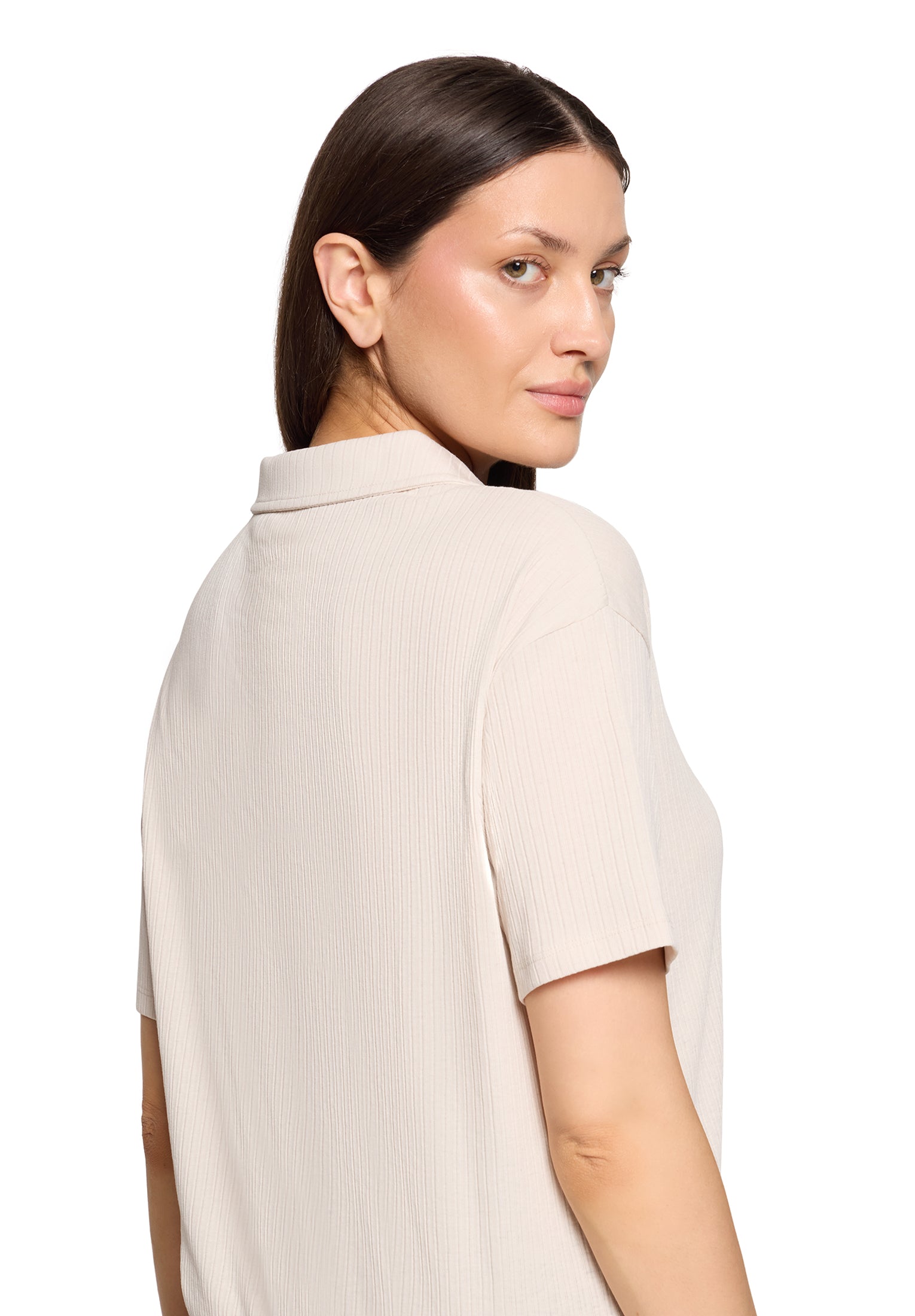 Cartoon Damen T-Shirts Silky Beige