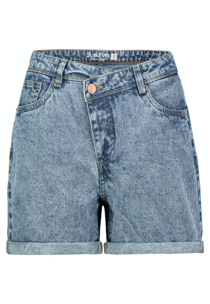 eight2nine Damen Shorts Light Blue Deni