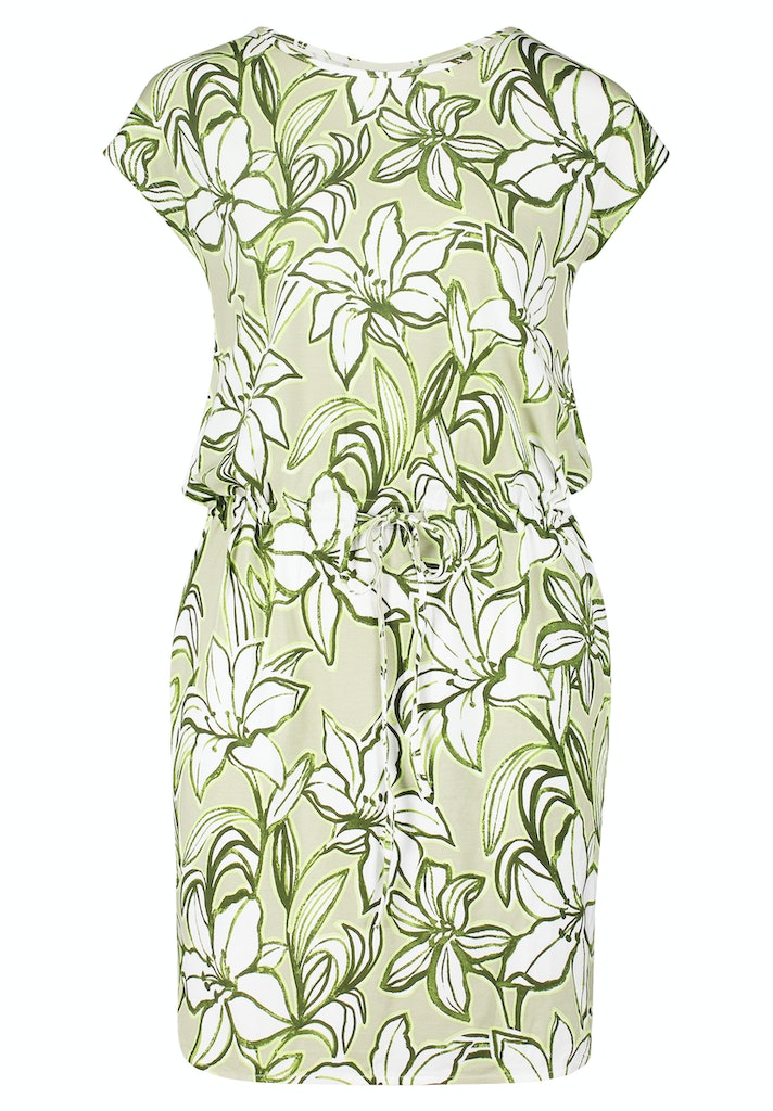 Cartoon Damen Kleider Dark Green/Gree