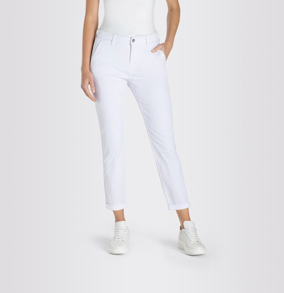 Mac Damen Hosen White