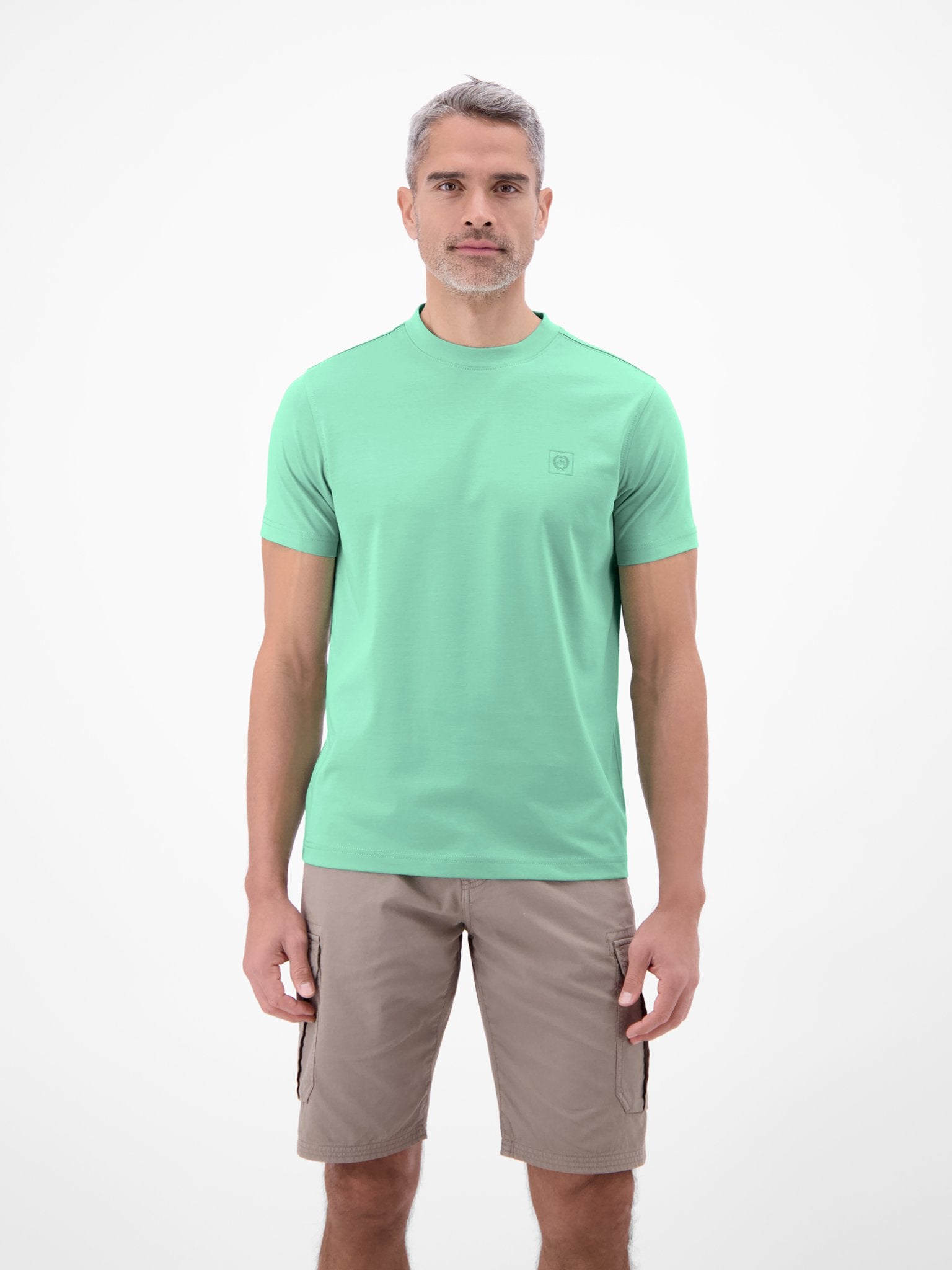 Lerros Herren T-Shirts kurz Mint Water