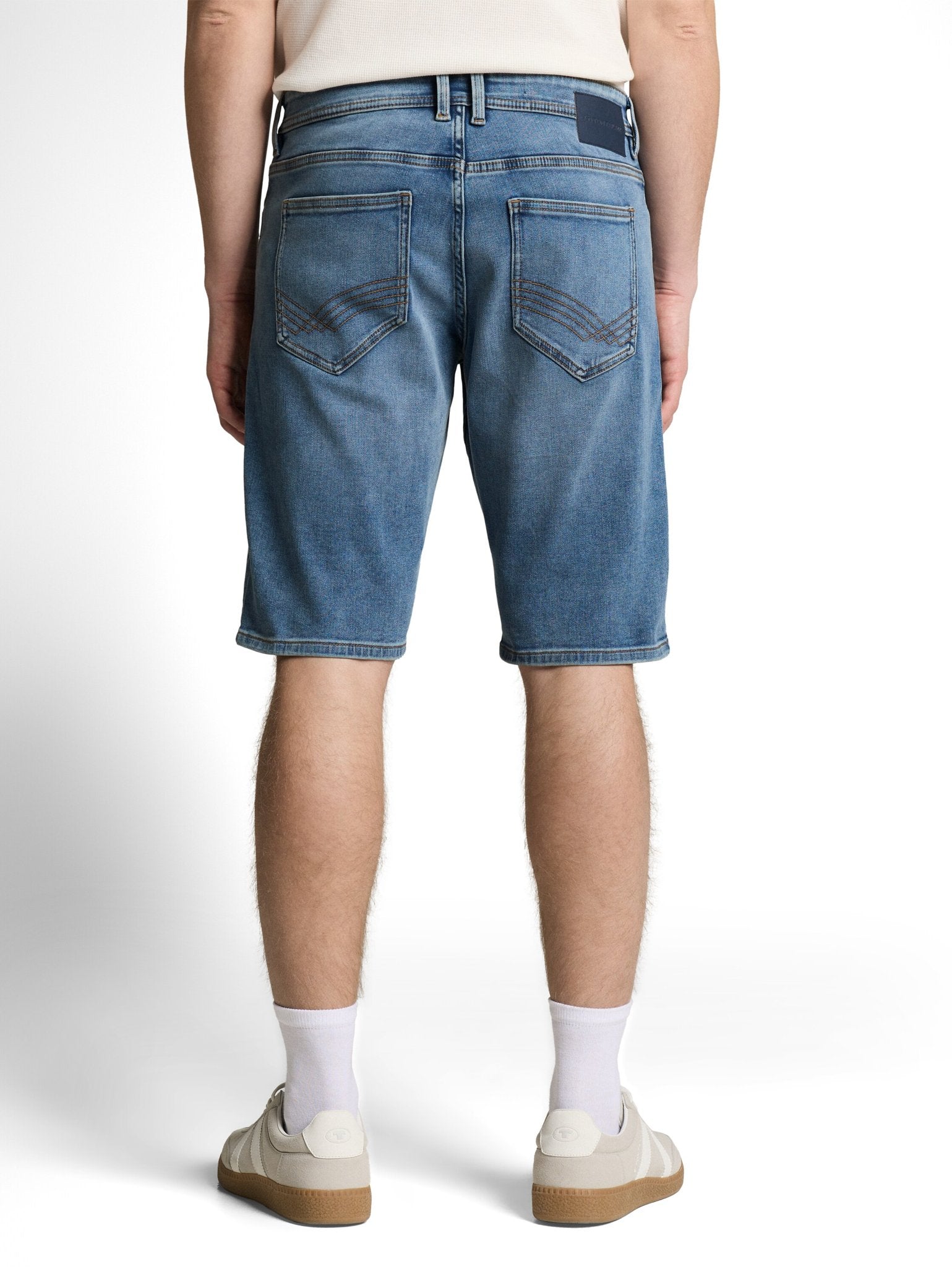 Tom Tailor Herren Shorts Used Light Ston
