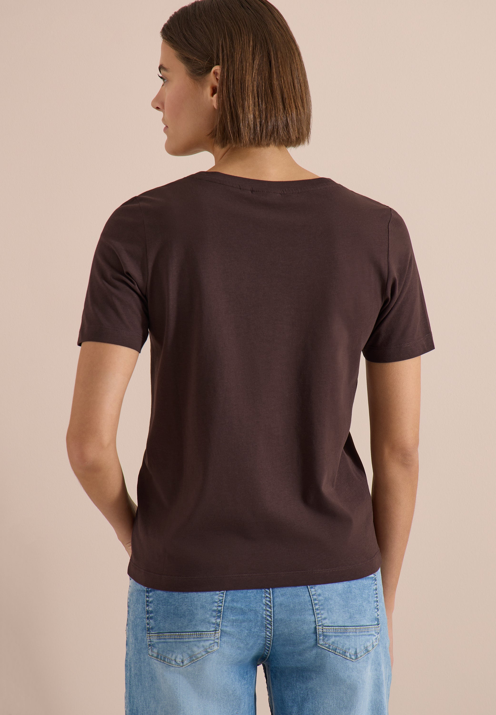 Cecil Damen T-Shirts  Brown Cac