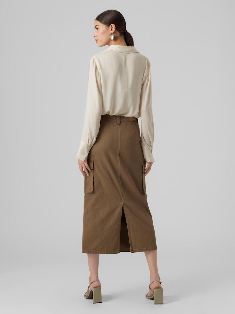 Vero Moda Damen Röcke Khaki