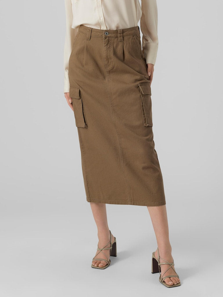 Vero Moda Damen Röcke Khaki