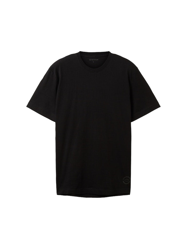 Tom Tailor Herren T-Shirts kurz Black