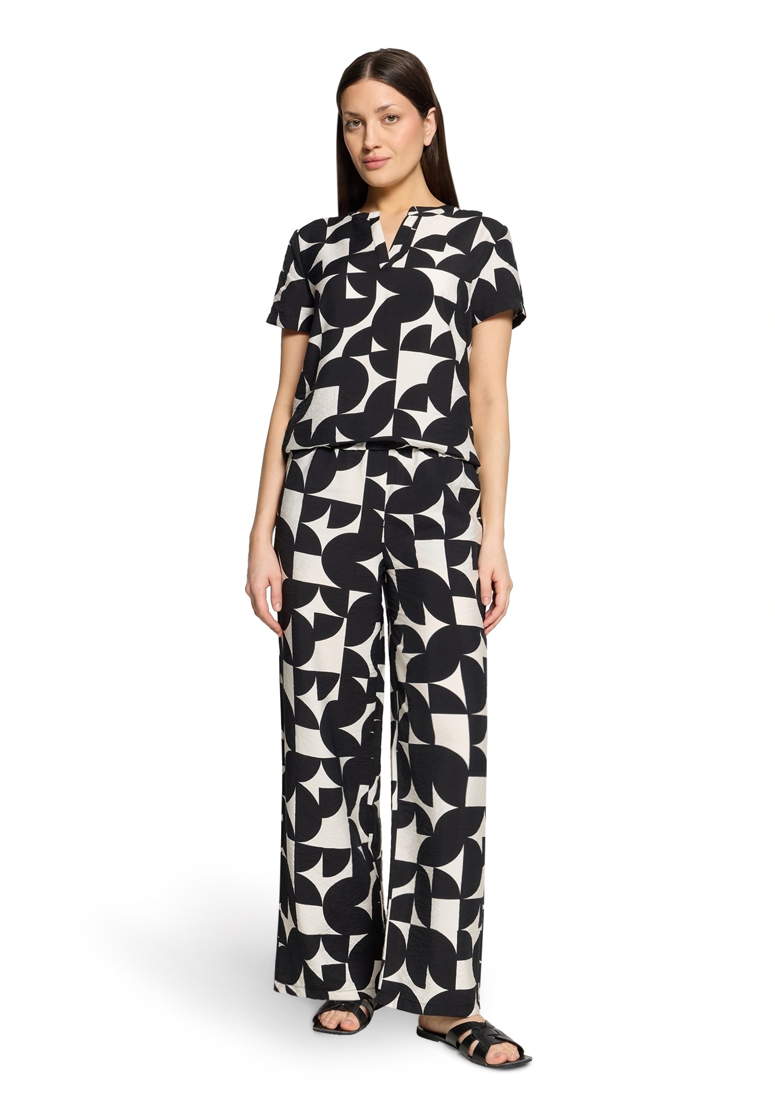 Betty & Co Damen Blusen Black/Cream