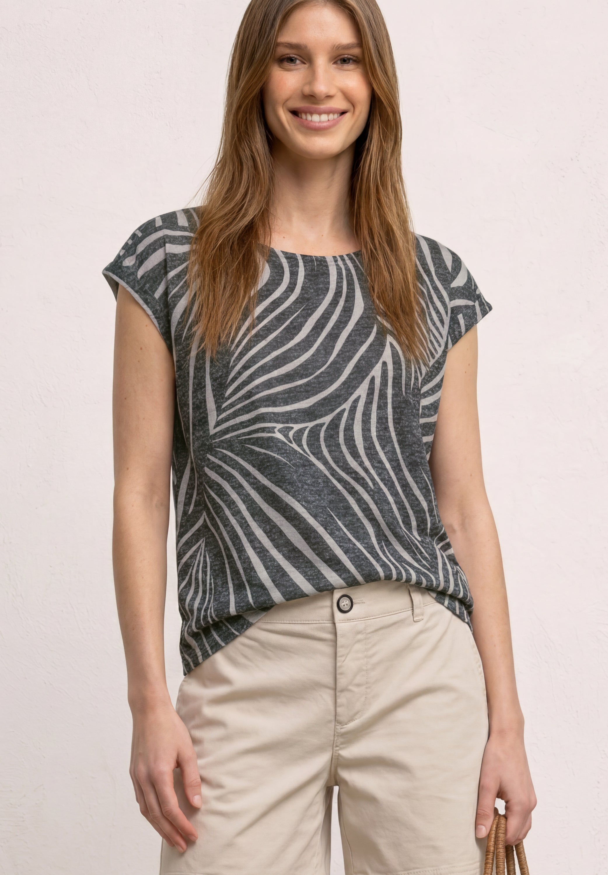 Street One Damen T-Shirts Black