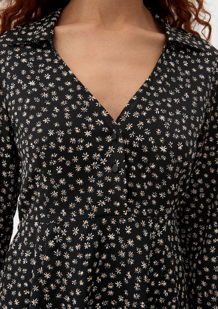 QS by S.Oliver Damen Kleider Grey/Black