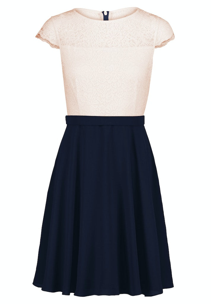 Vera Mont Damen Kleider Patch Blue/Rosé