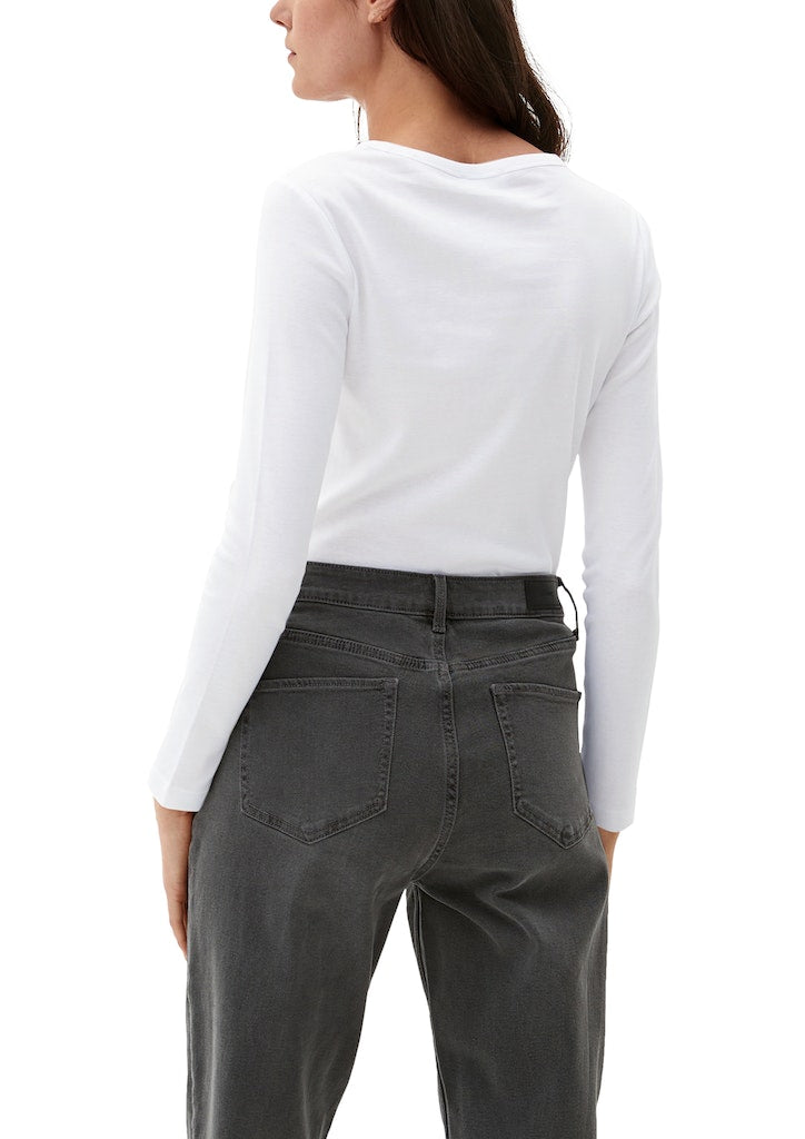 S. Oliver red Damen T-Shirts White