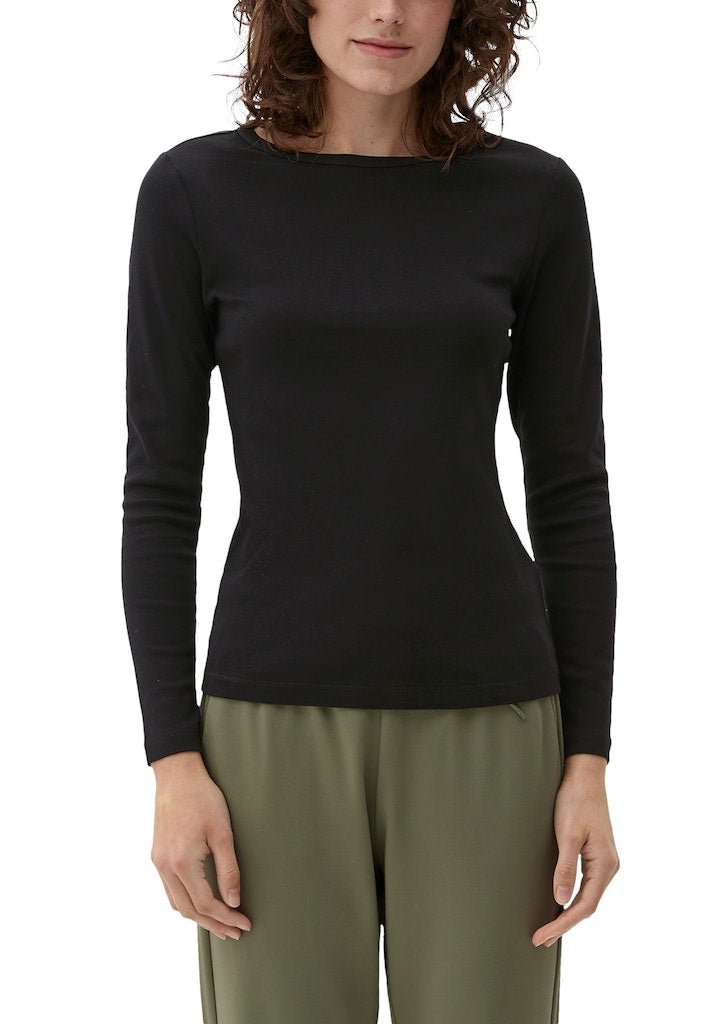 S. Oliver red Damen T-Shirts Grey/Black
