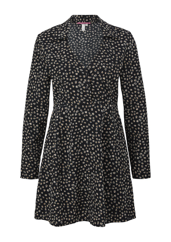 QS by S.Oliver Damen Kleider Grey/Black