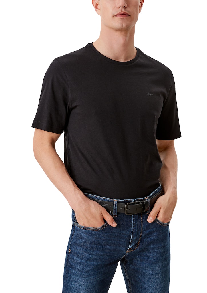 S. Oliver Herren Gürtel Black
