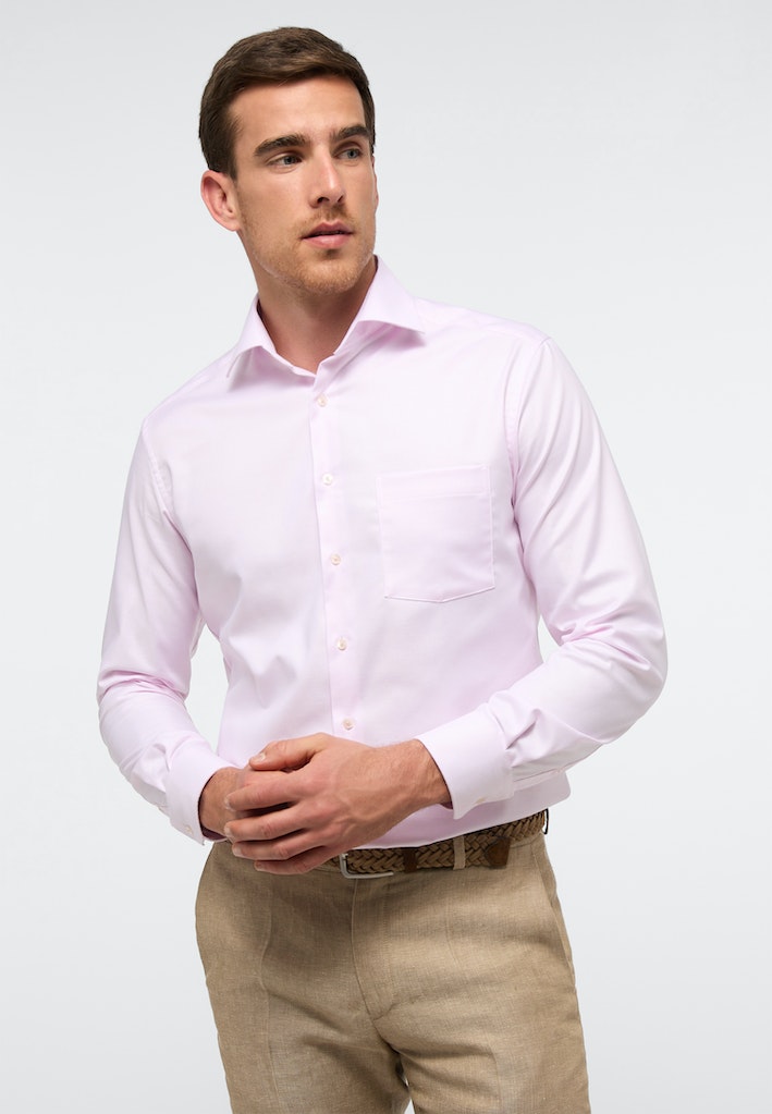 Eterna Herren Hemden lang  Rosa