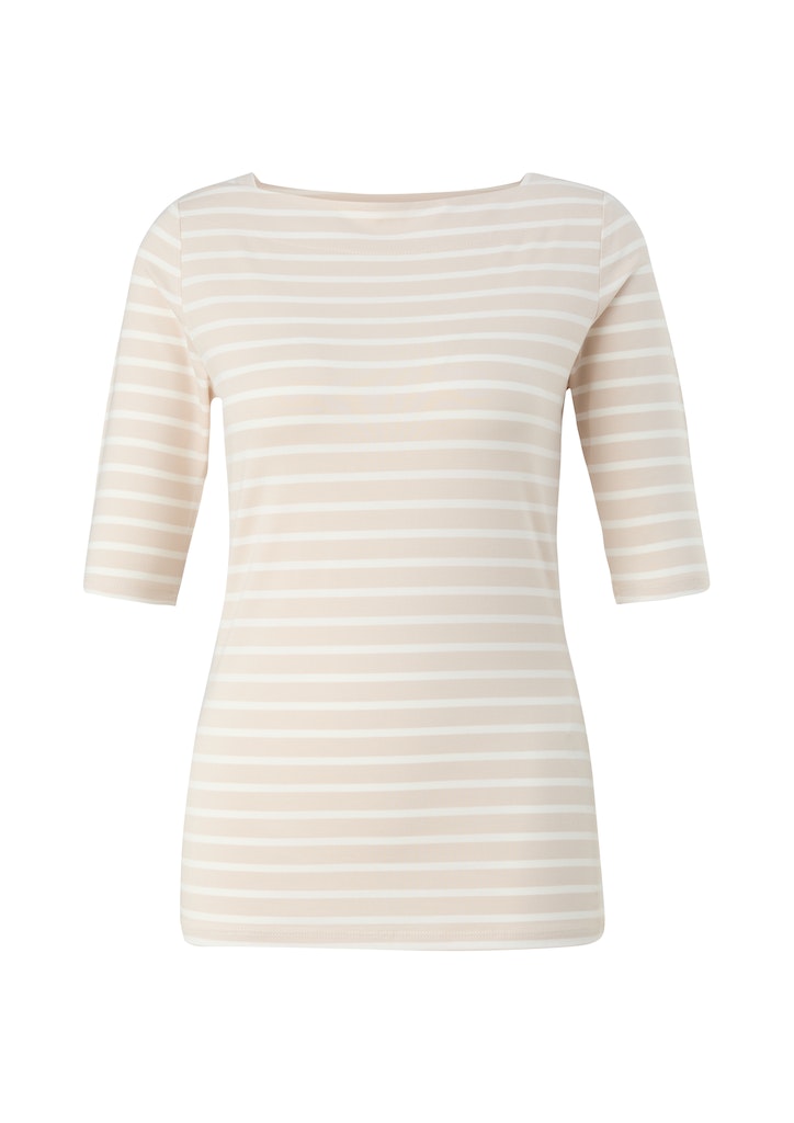 Comma Damen T-Shirts Brown