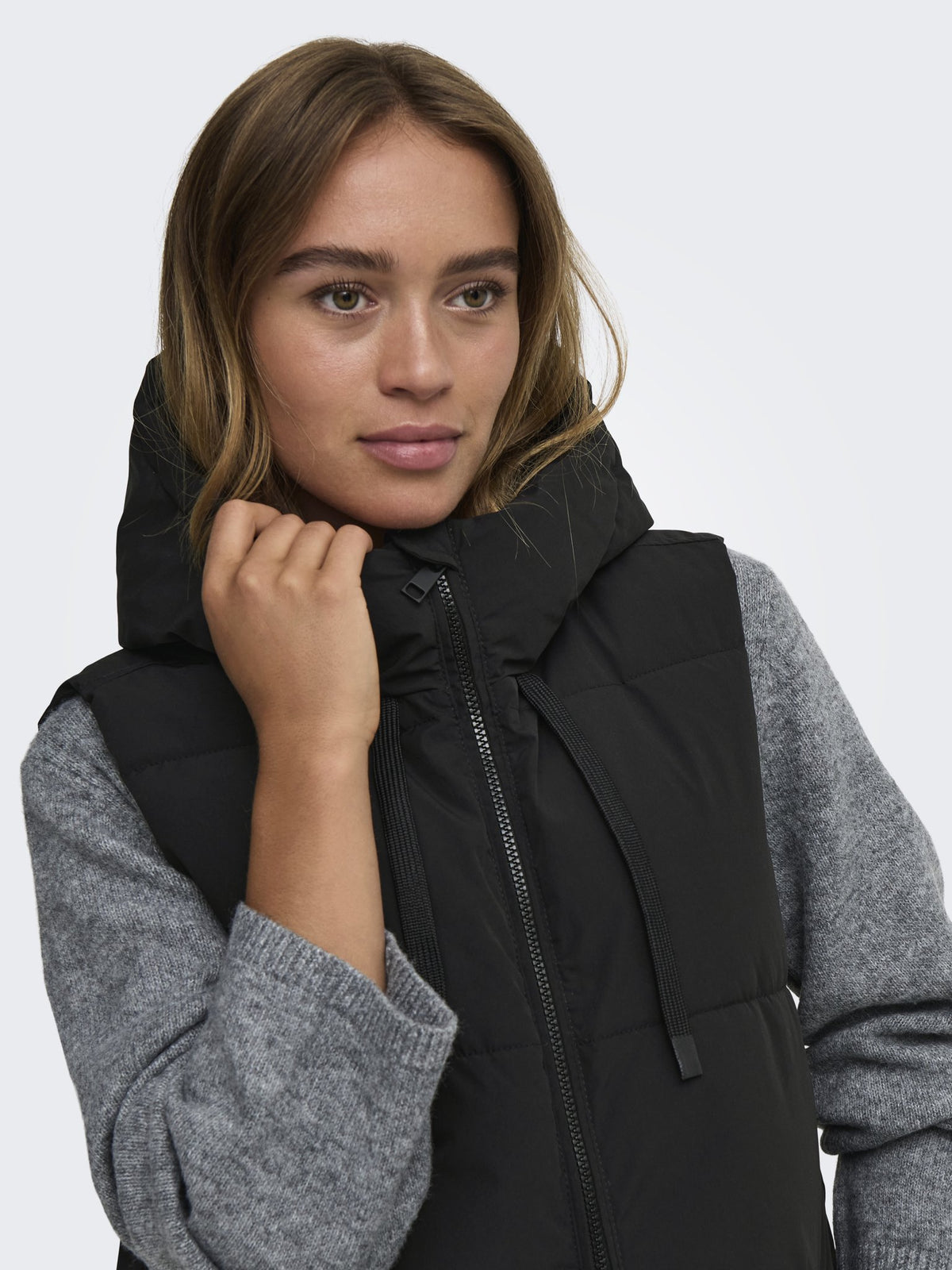 JJDY Damen Indoorwesten Black/Contrast