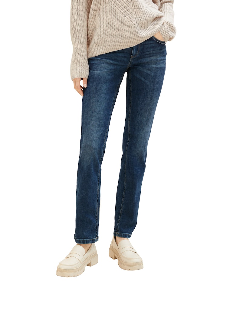 Tom Tailor Damen Jeans Mid Stone Wash