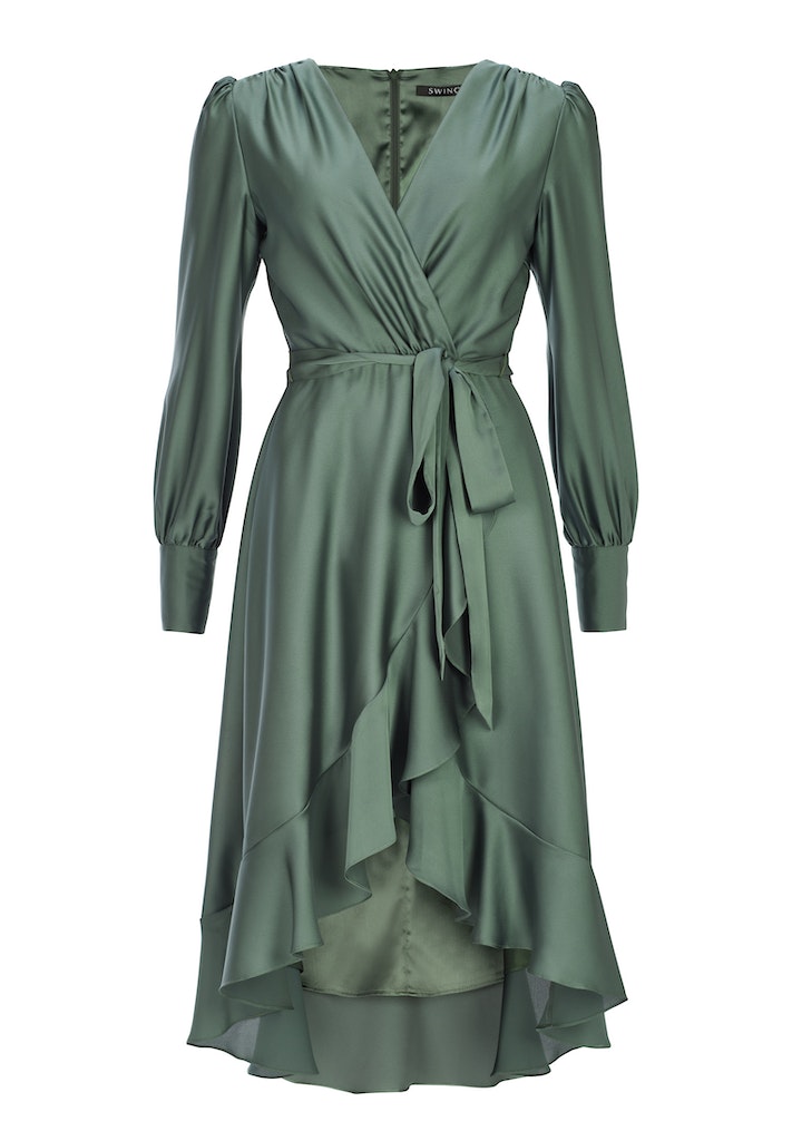 Swing Damen Kleider  Moss Green