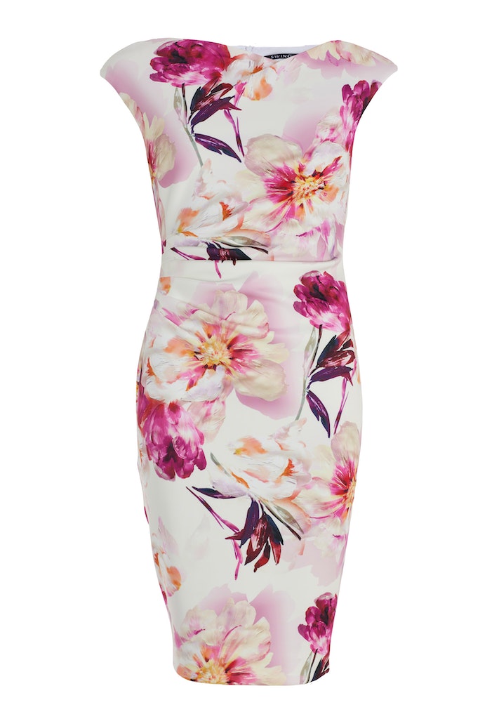 Swing Damen Kleider  Red Violet