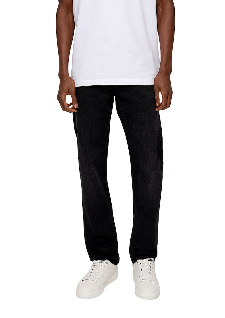 S. Oliver red Herren Jeans Grey/Black