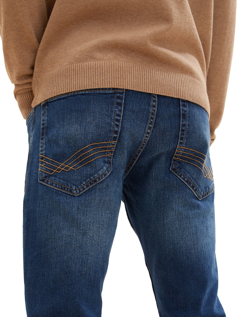 Tom Tailor Herren Jeans Mid Stone Wash