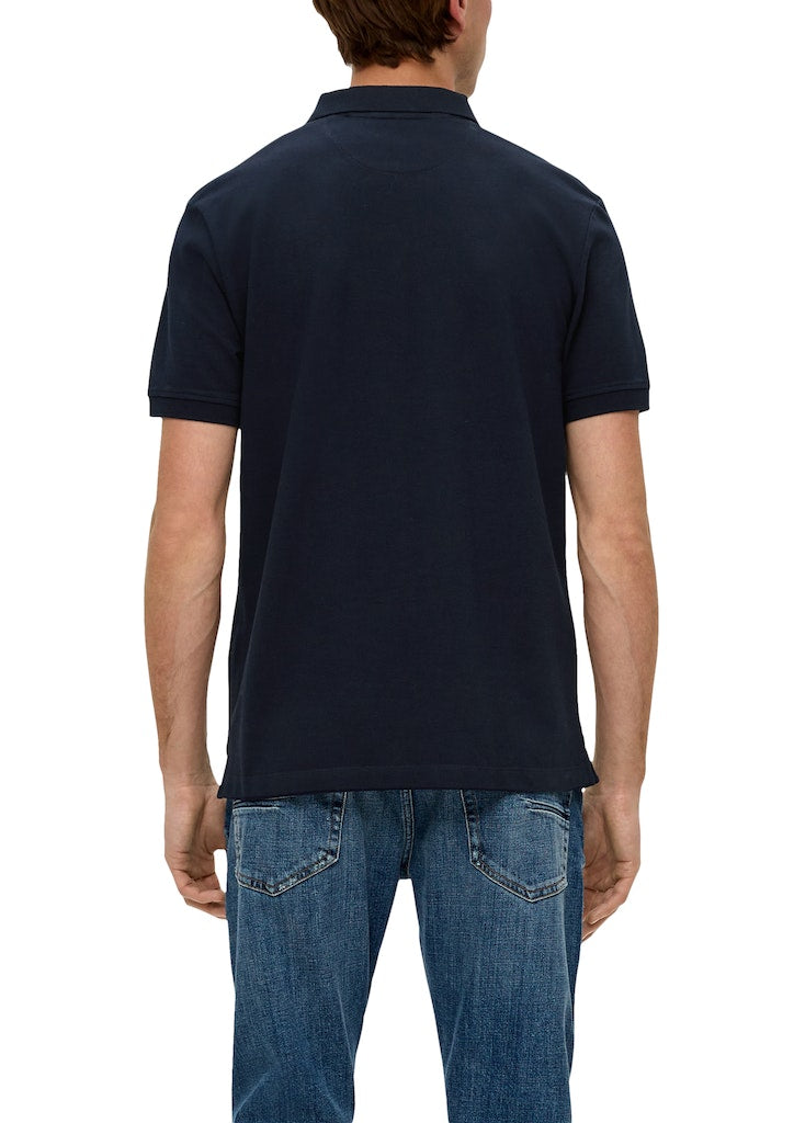 S. Oliver red Herren Polo-Shirts Blue