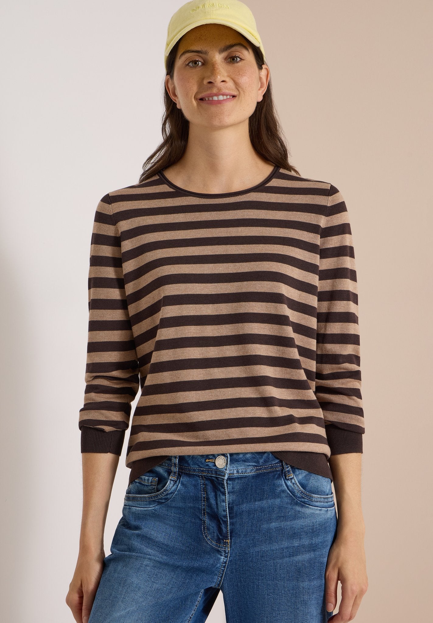 Cecil Damen Pullover  Truffle B