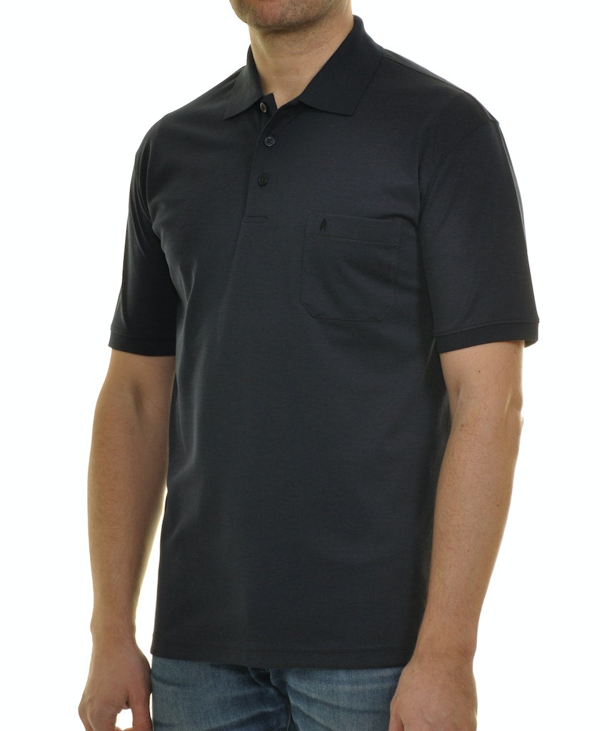 Ragman Herren Polo-Shirts  Marine