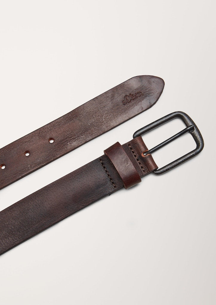 S. Oliver Herren Gürtel Brown